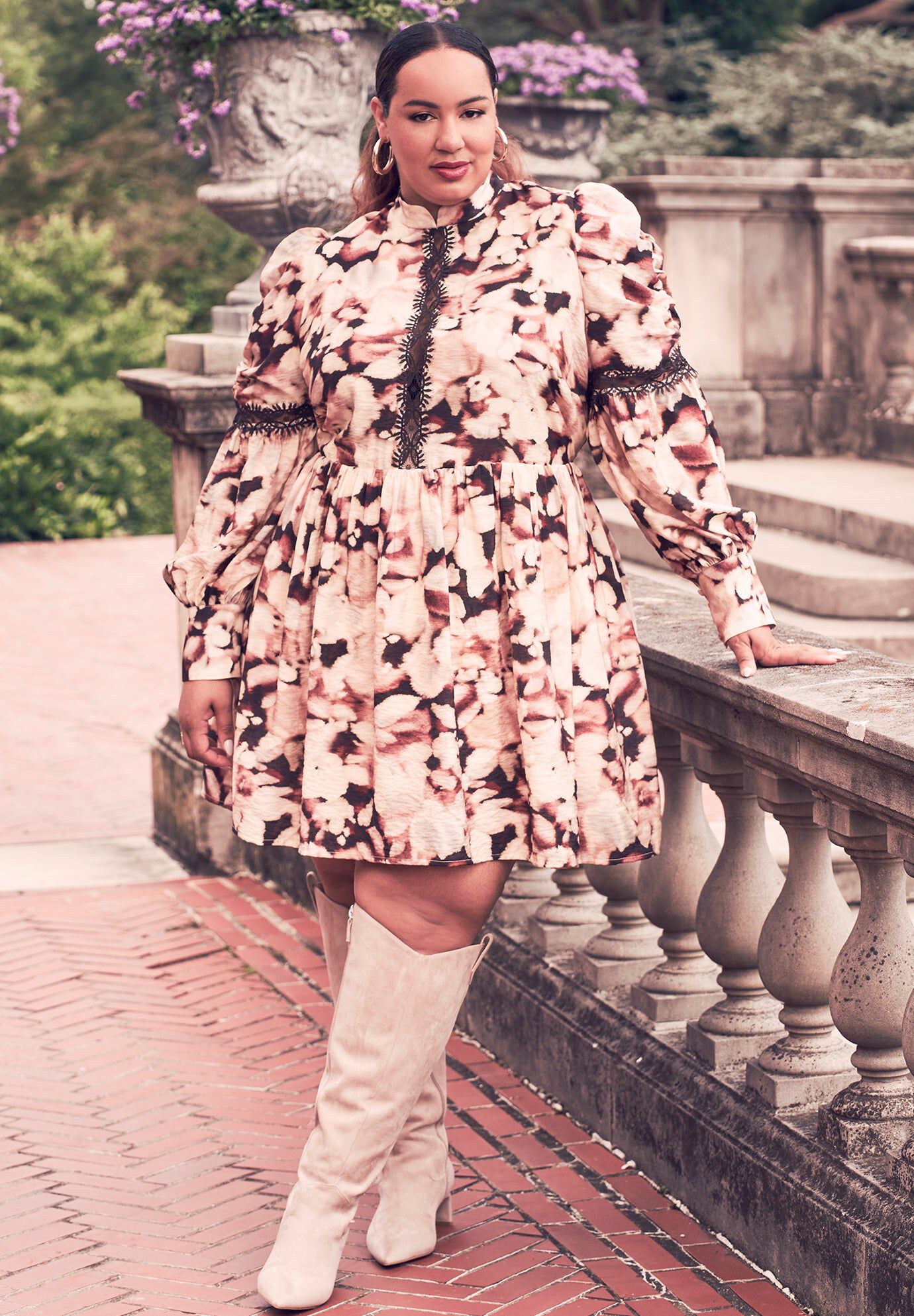 Lace Detail Mini Dress | Fullbeauty Outlet