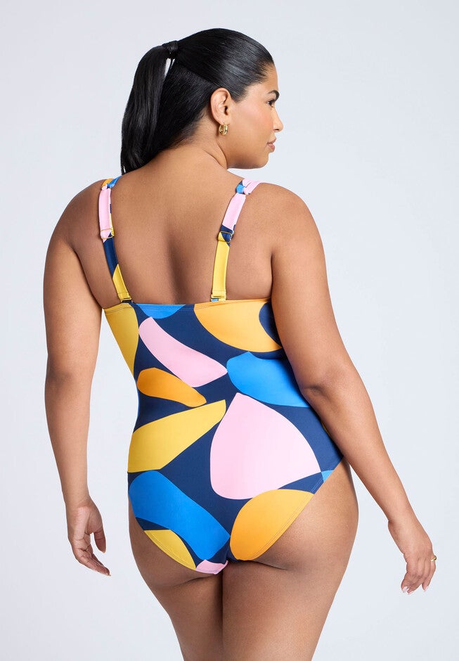 Hardware One-Piece Swim Suit, MULTI, alternate image number null