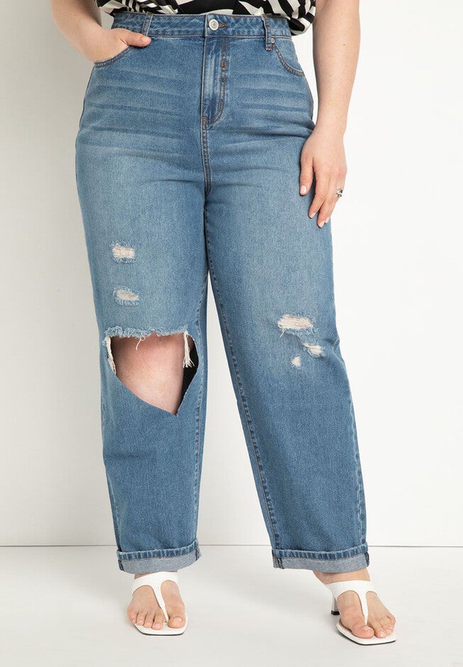 Knee Destruction Jean, , on-hover image number null
