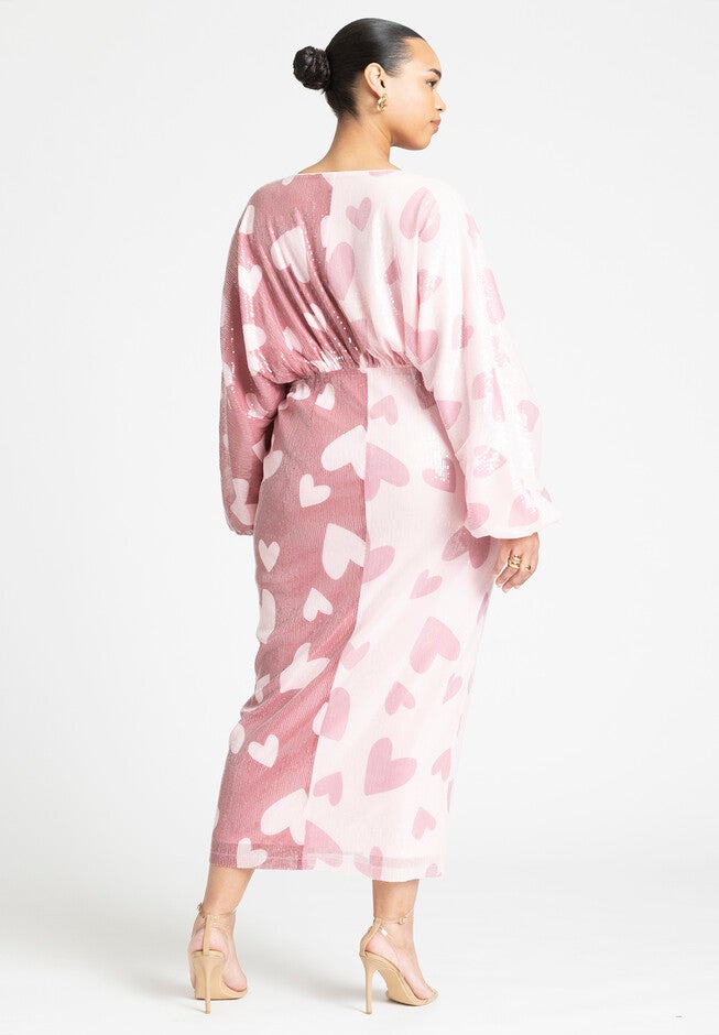Split Pattern Dress, CORAZON, alternate image number null