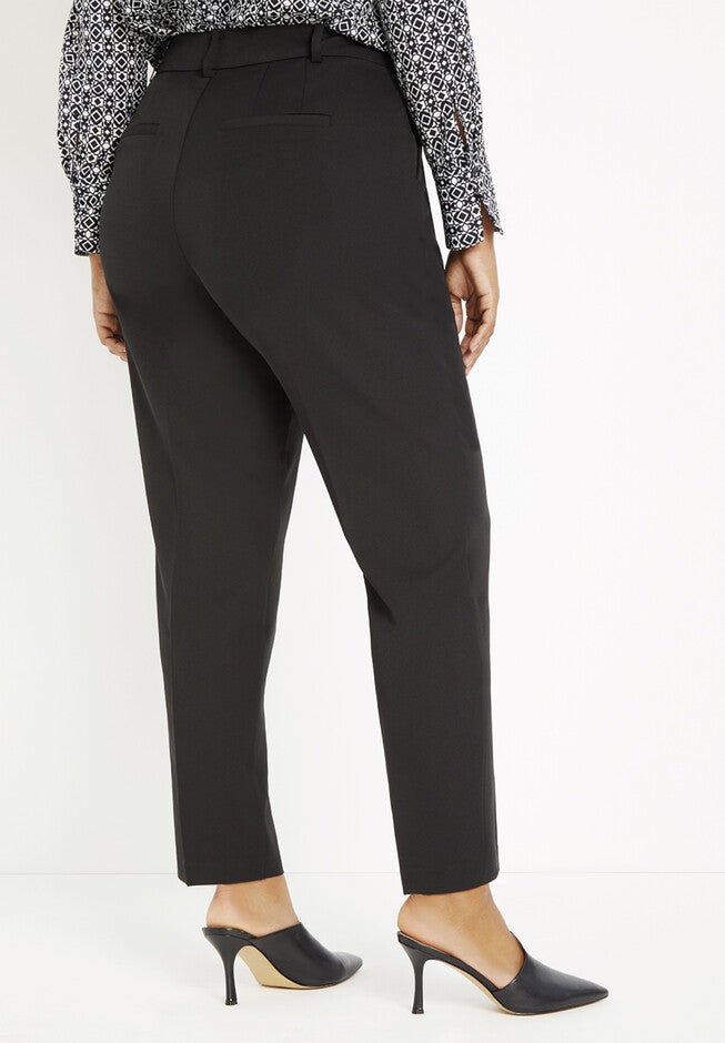 Slim Leg Venice Crepe Trouser, , alternate image number null