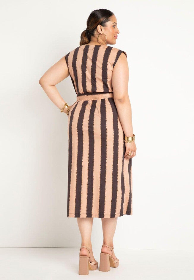 Belted Midi Dress, , on-hover image number null