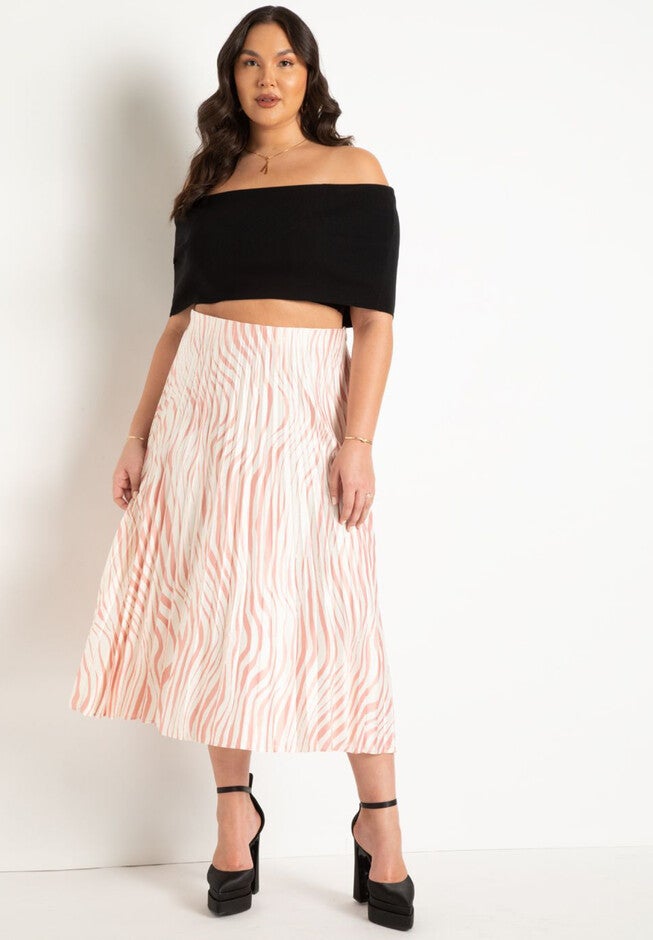 Off The Shoulder Sweater Tube Top, , alternate image number null