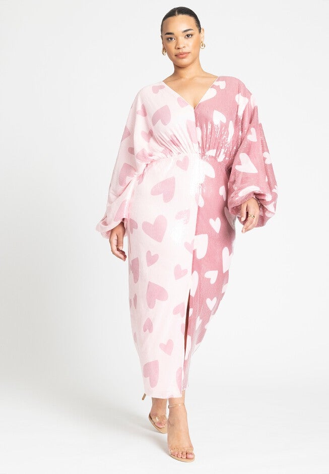 Split Pattern Dress, CORAZON, hi-res image number null