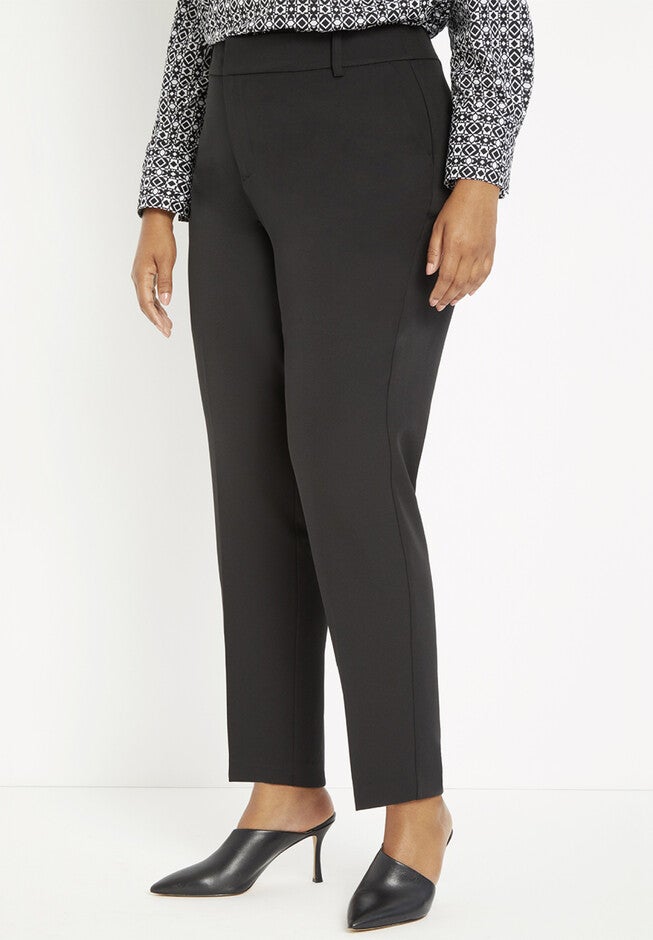Slim Leg Venice Crepe Trouser, , on-hover image number null