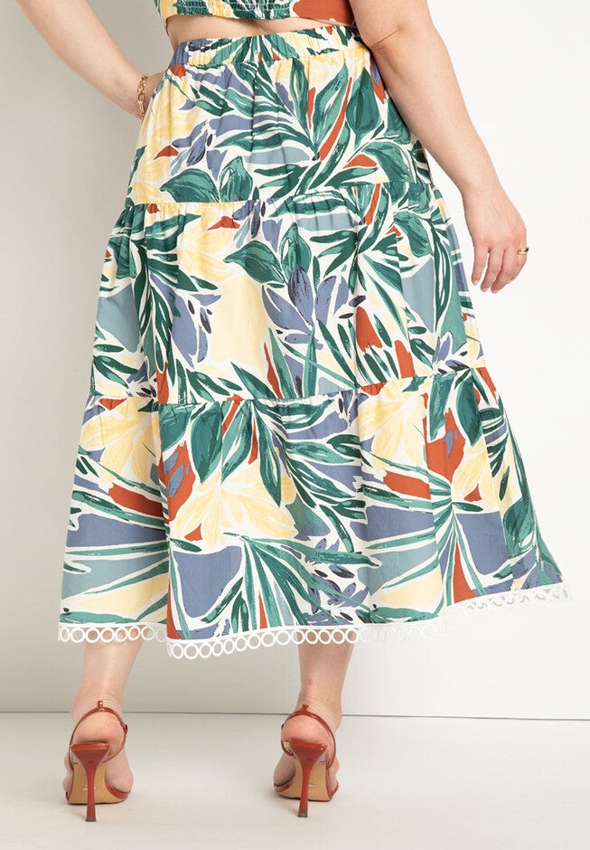 Maxi Tiered Skirt, , on-hover image number null