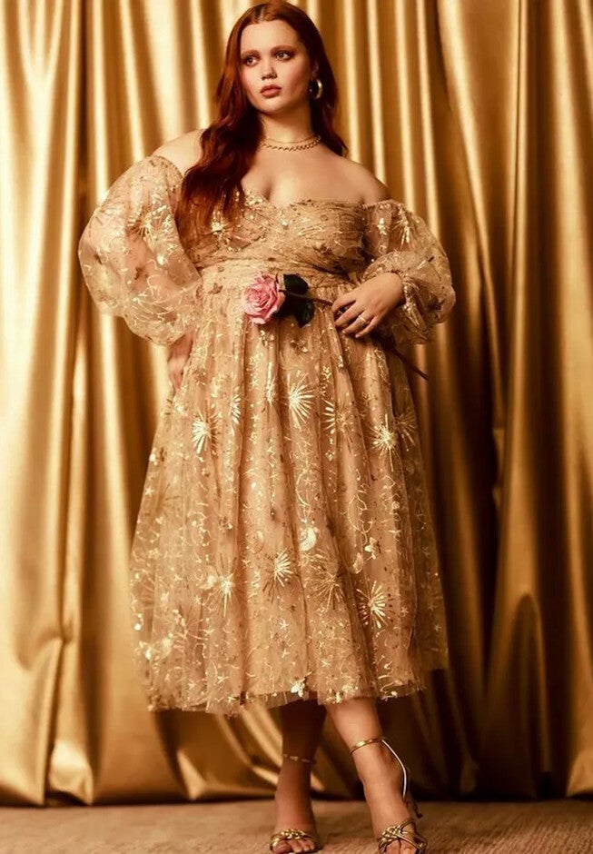 Ruched Bodice Novelty Sequin Dress, , alternate image number null