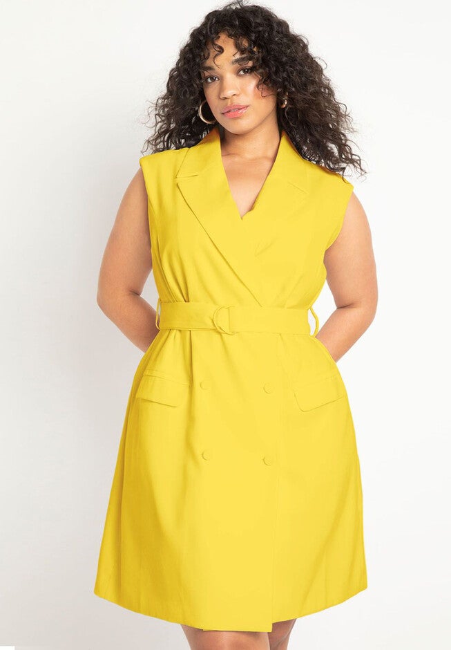Sleeveless Trench Dress, , alternate image number null