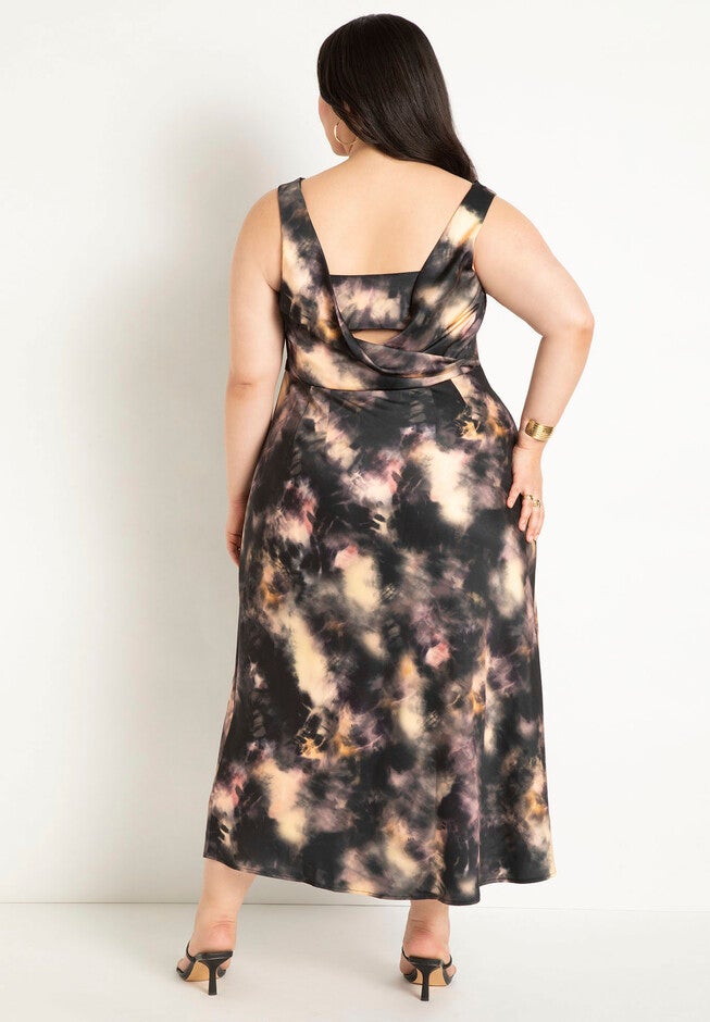 Cowl Neck Dress, , alternate image number null
