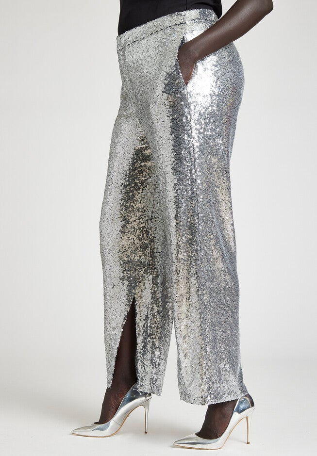 Sequin Trouser, , alternate image number null
