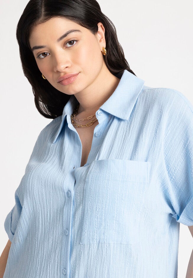 Maxi Shirtdress, TWILIGHT MIST, alternate image number null