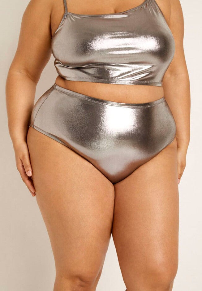 Gabi Fresh Swim x ELOQUII High Waisted Bikini Bottom, , on-hover image number null