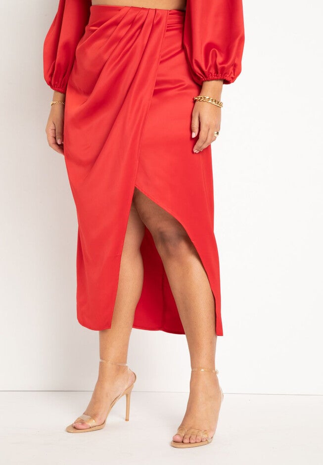 Maxi Skirt With Slit, , on-hover image number null