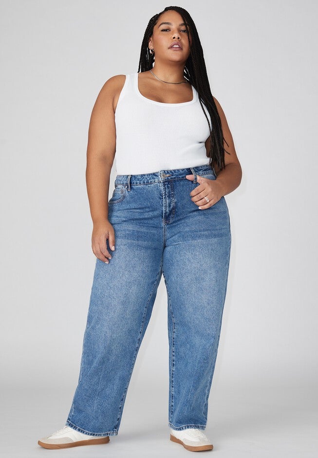 The Loose Fit Jean, MEDIUM WASH, on-hover image number null
