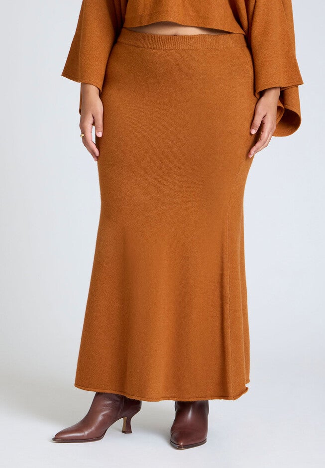 Sweater Maxi Skirt, GINGERSNAP, on-hover image number null