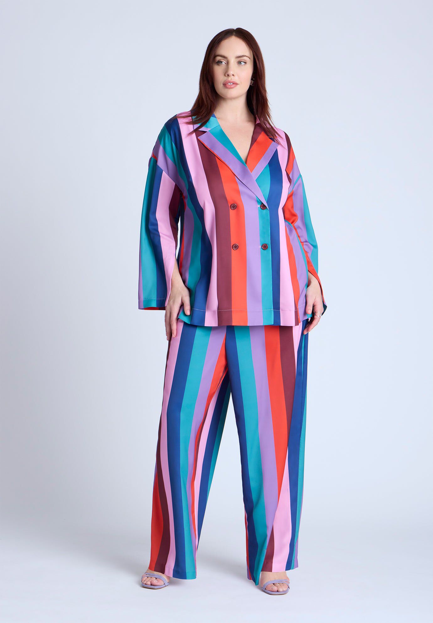 Pull On Printed Wide Leg Pant