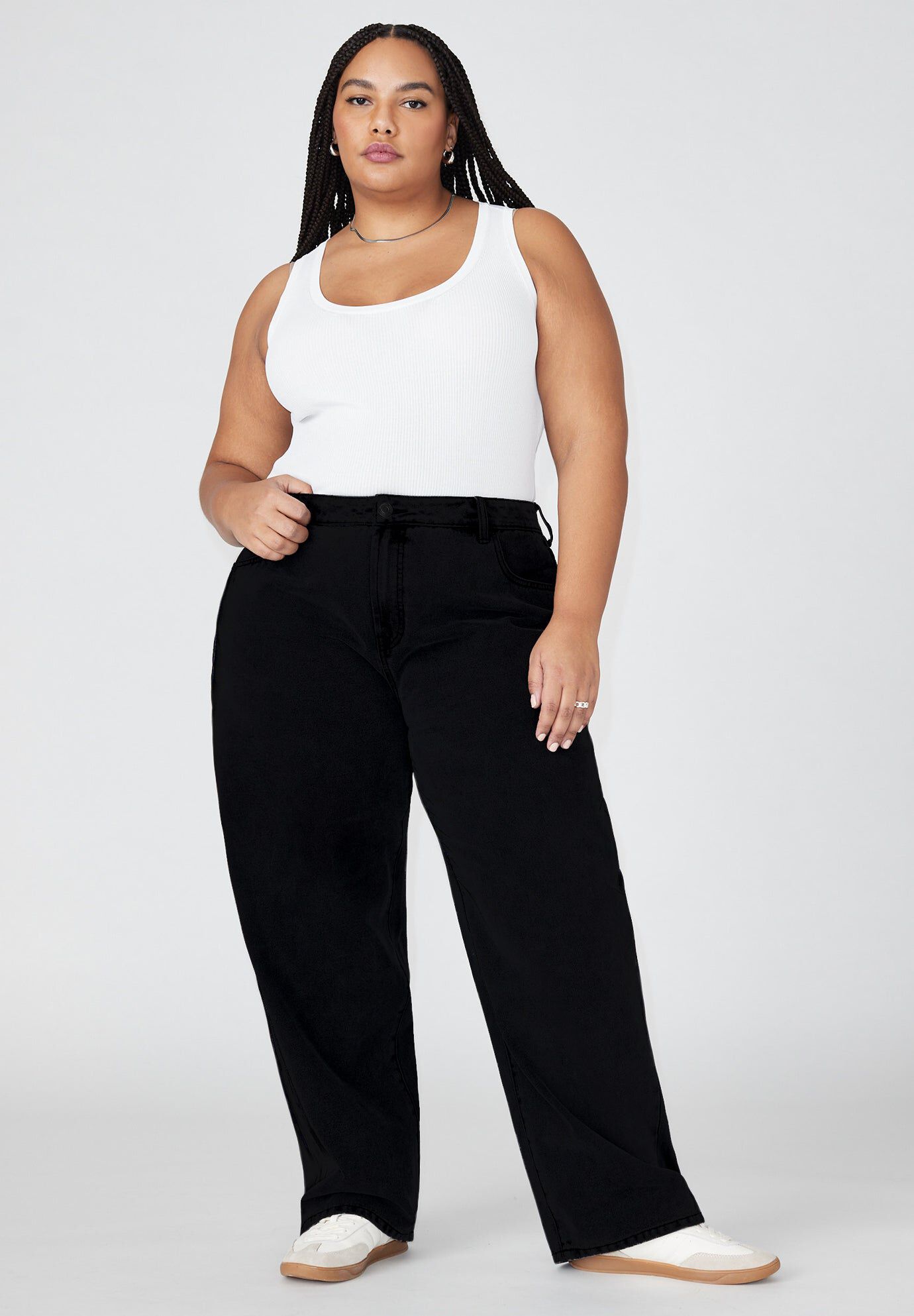 The Yvette Rigid Wide Leg Jean