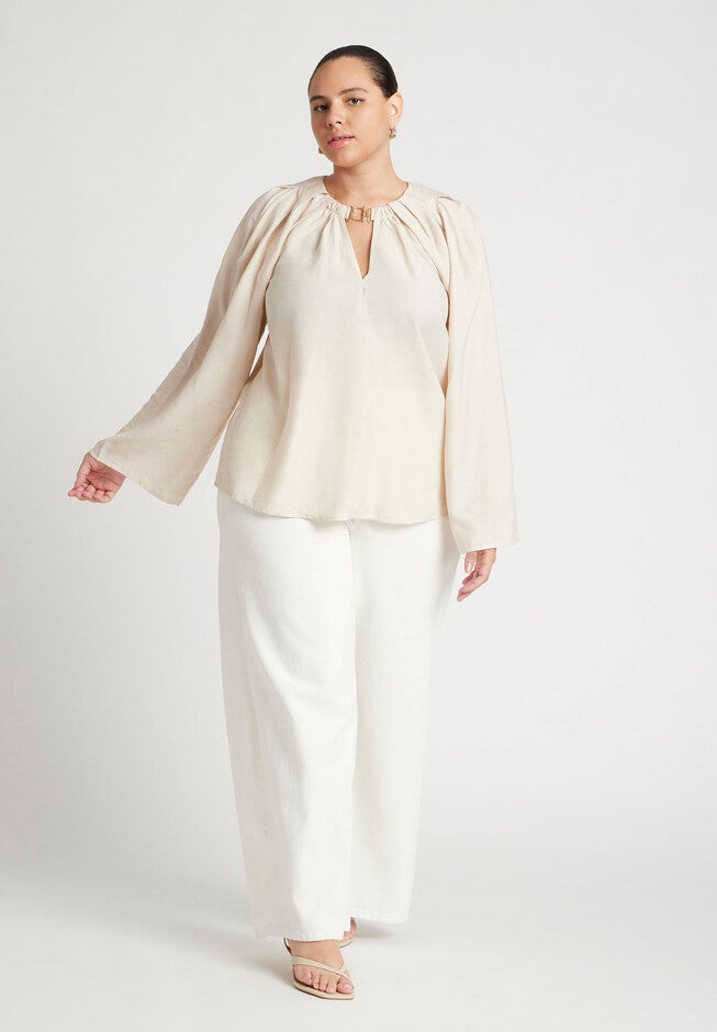 Hardware Detail Blouse, DEW, alternate image number null