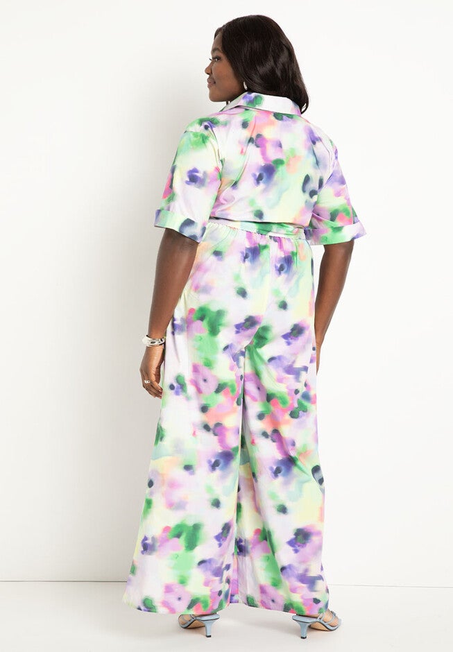 Drapey Print Jumpsuit, , on-hover image number null