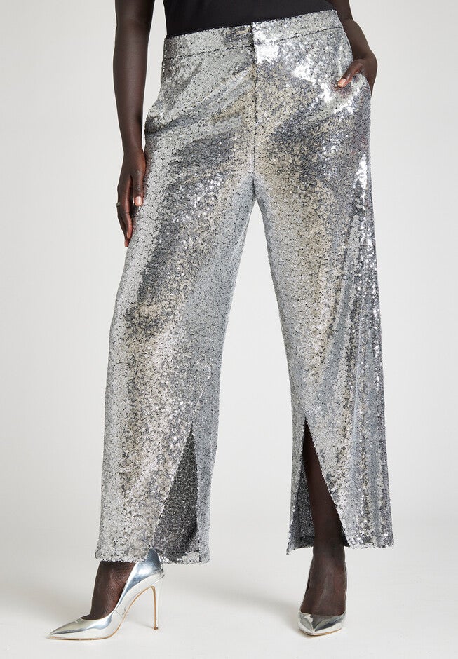 Sequin Trouser, , alternate image number null