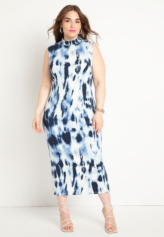 Mock Neck Tank Dress, SET SAIL, hi-res image number null