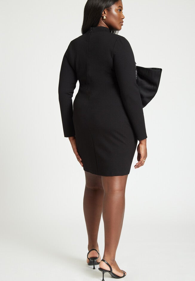 Bow Bodice Mini Dress, , alternate image number null