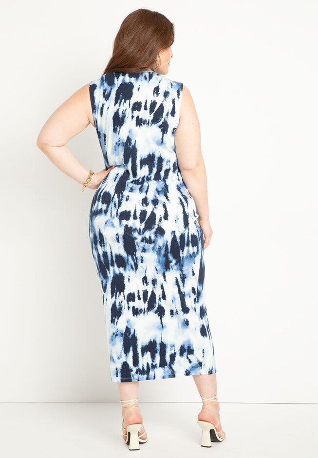 Mock Neck Tank Dress, , alternate image number null
