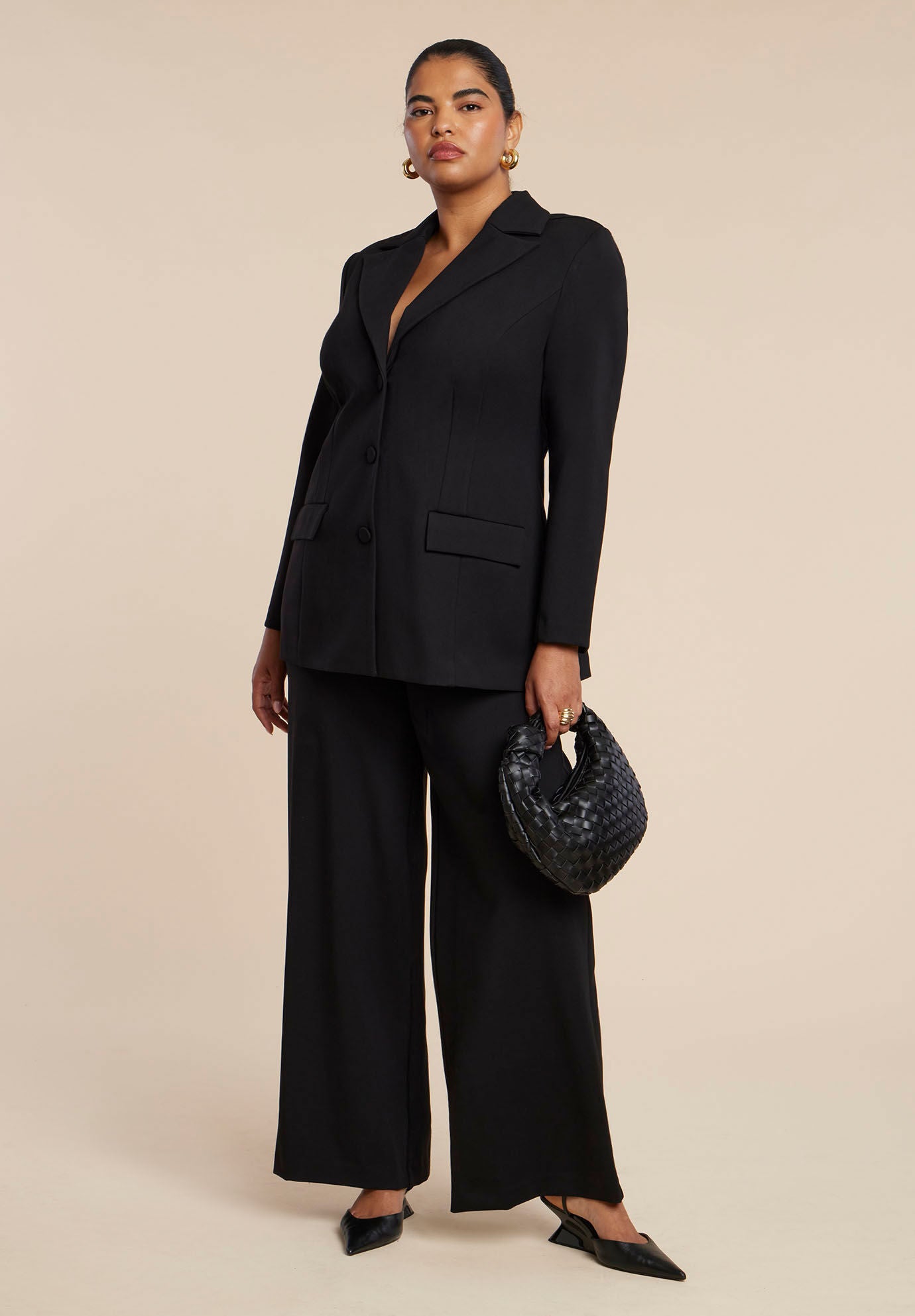 The Ultimate Stretch Wide Leg Work Pant