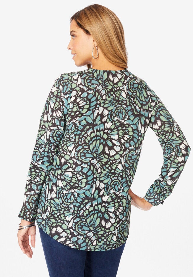 V-Neck Blouse, , on-hover image number null