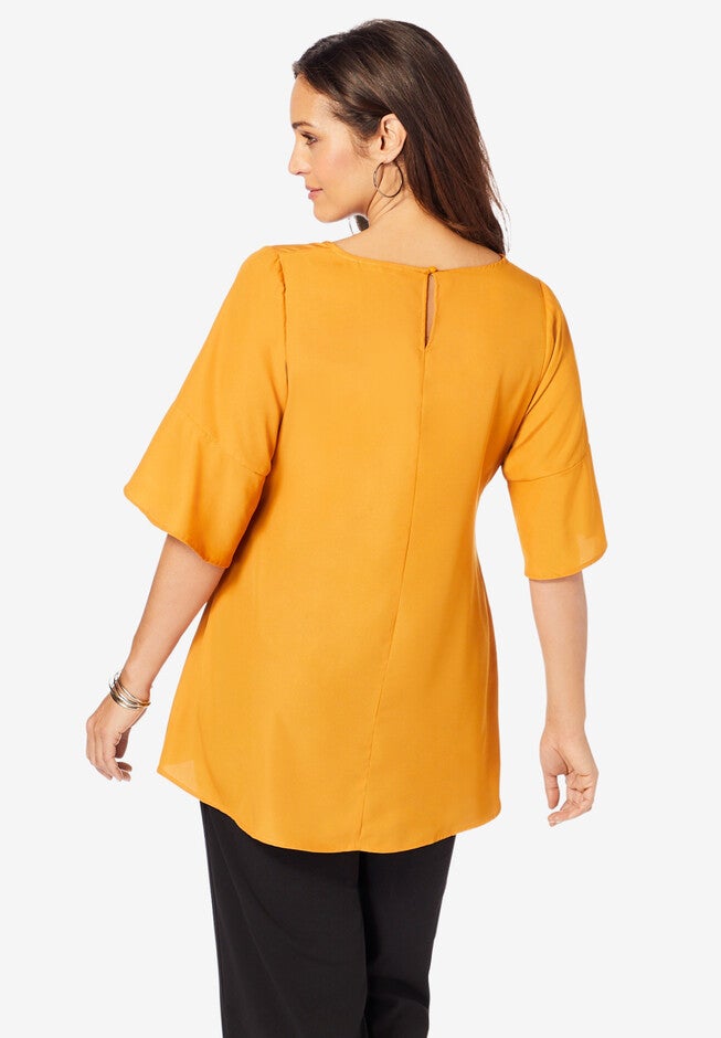 Tie-Front Tunic, , on-hover image number 1