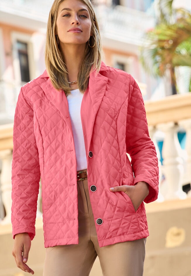 Quilted Blazer, , alternate image number 3