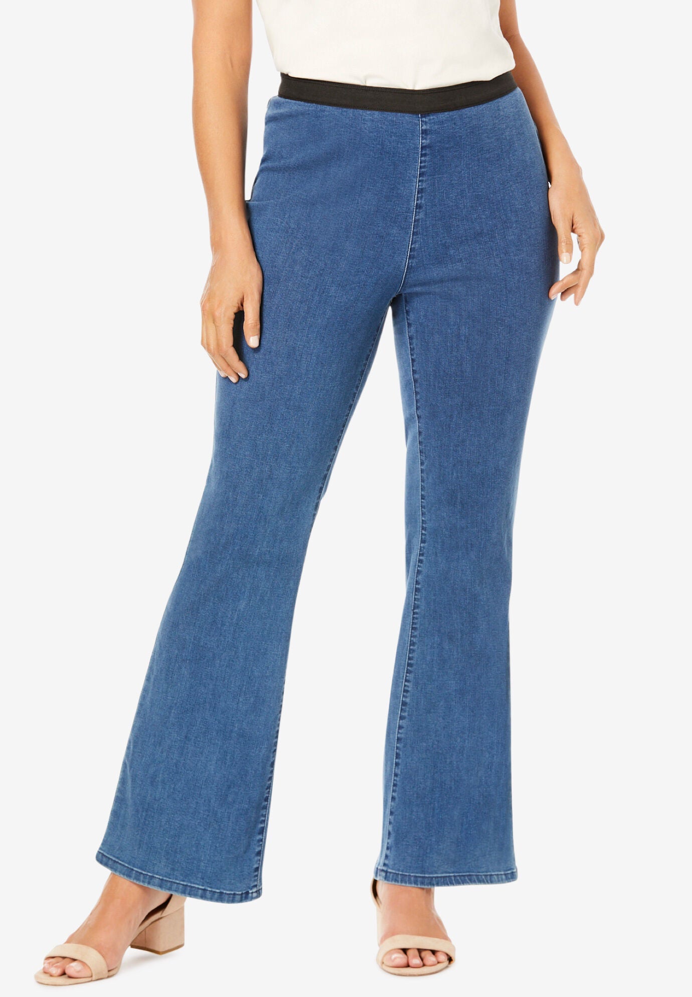 bootcut denim jeggings