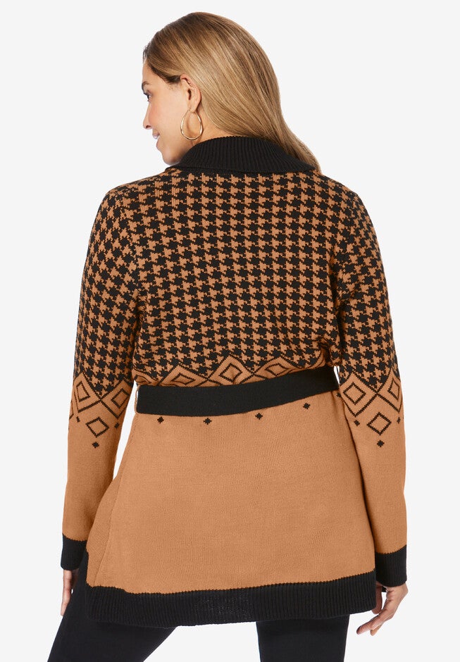 Fair Isle Cardi, , on-hover image number null