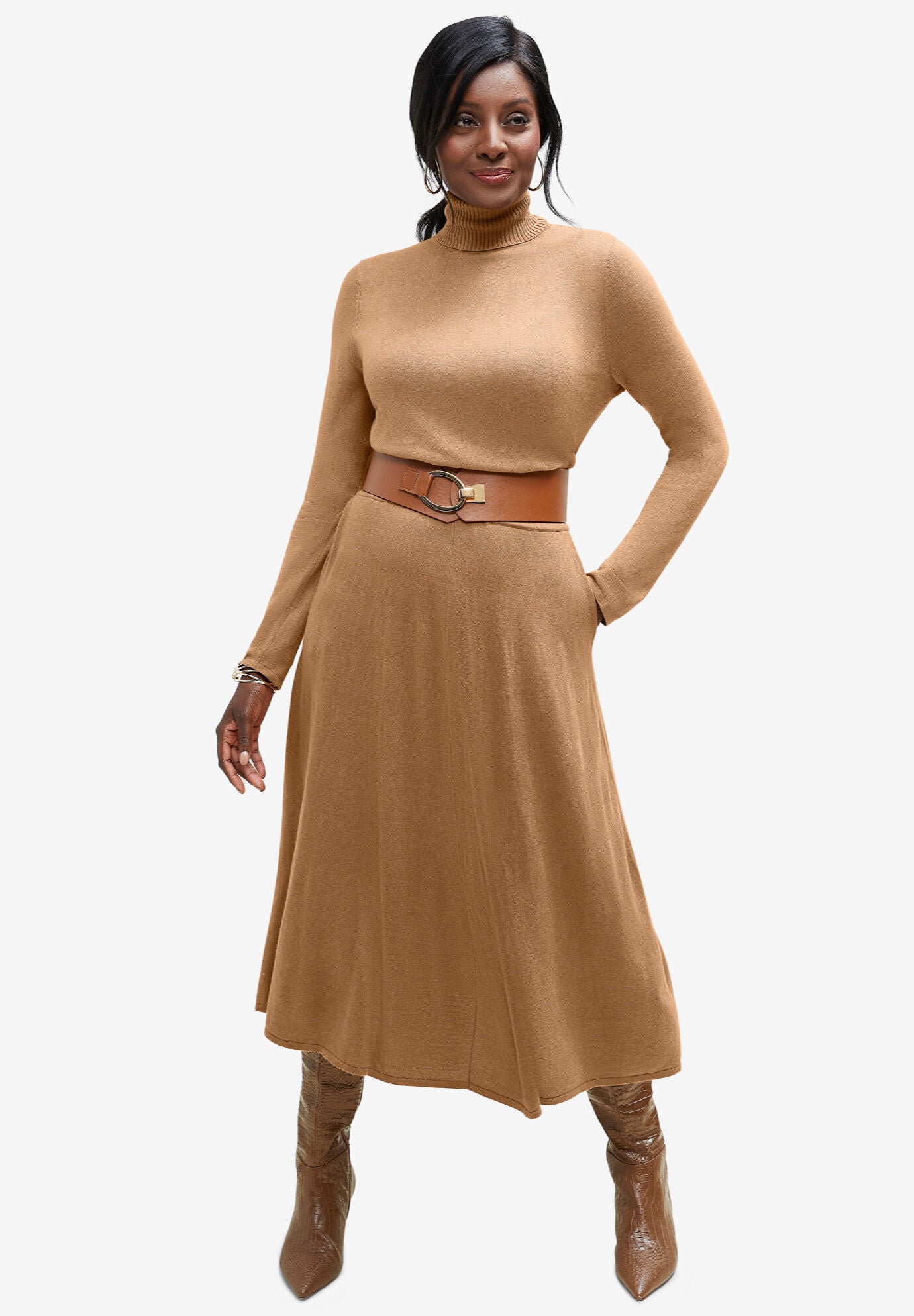 Carefree Cashmere Turtleneck, , alternate image number 4