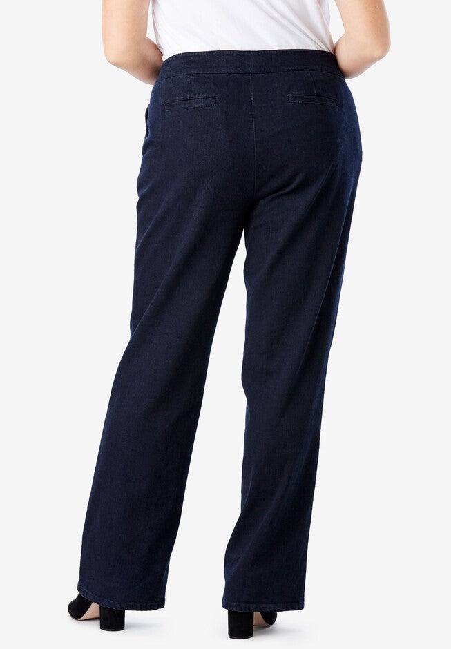 Refined Denim Trouser, , on-hover image number null