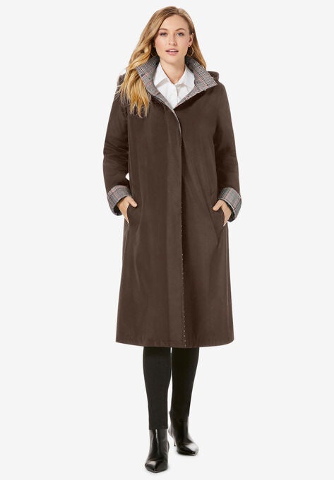Contrast Hood Raincoat, , hi-res image number null