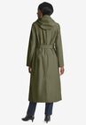 Double Breasted Long Trench Coat, , on-hover image number null