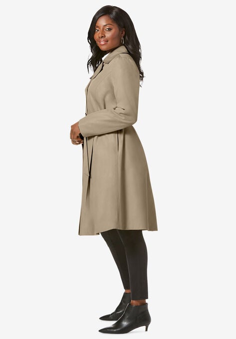 Pleated Trench Coat, , alternate image number null
