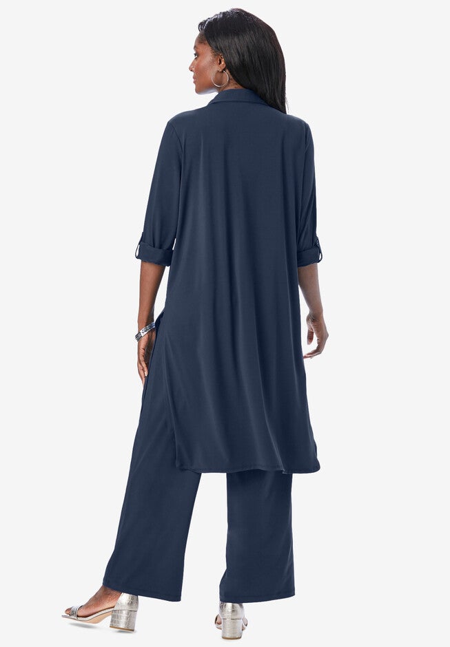 Tie Front Knit Mega Tunic, , on-hover image number 1