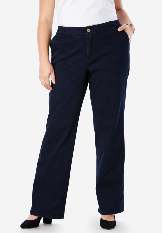 Refined Denim Trouser, , alternate image number null