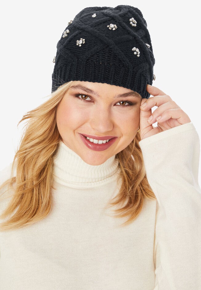 Jewel Hat, BLACK, hi-res image number null