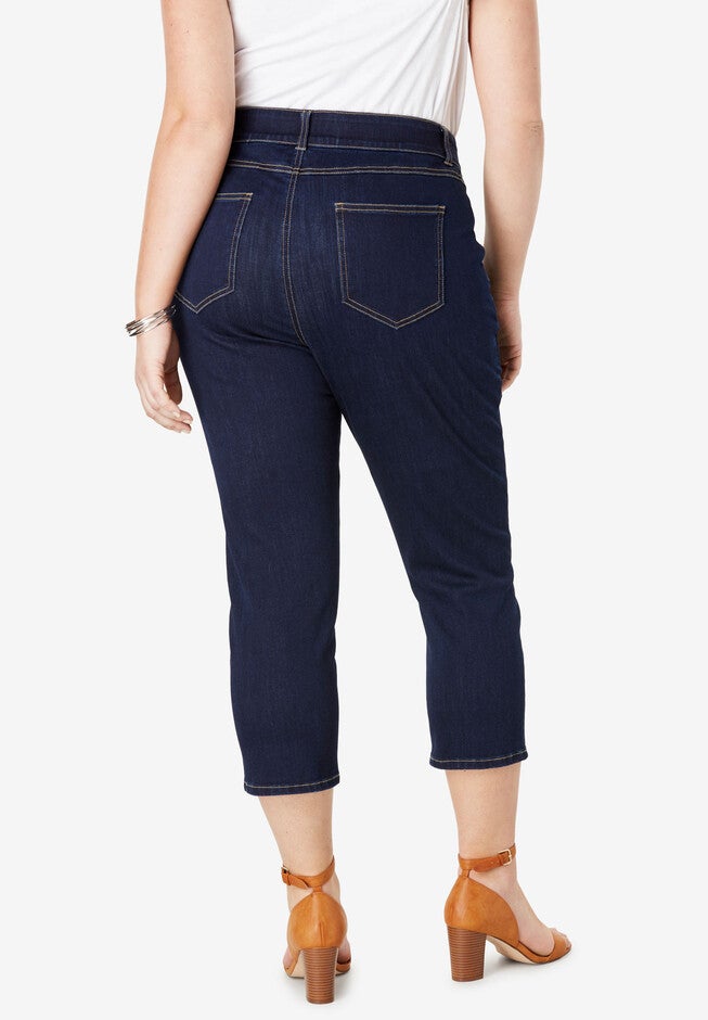 JL Sculpt Denim Capri Pant, , on-hover image number null