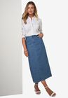 True Fit Denim Skirt, , on-hover image number null