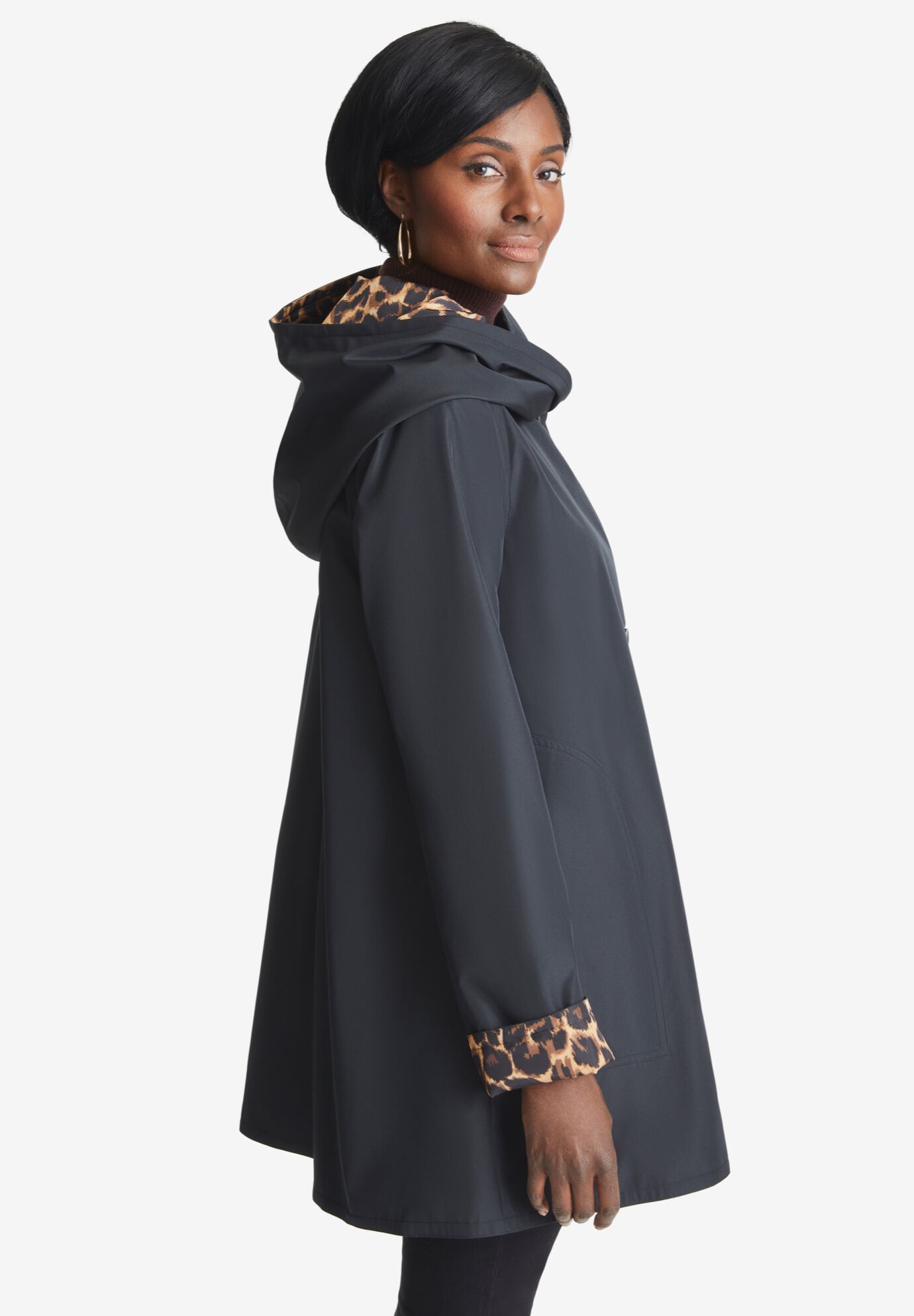 A shop line raincoat