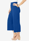 Knit Wide-Leg Crop Pant, , alternate image number null