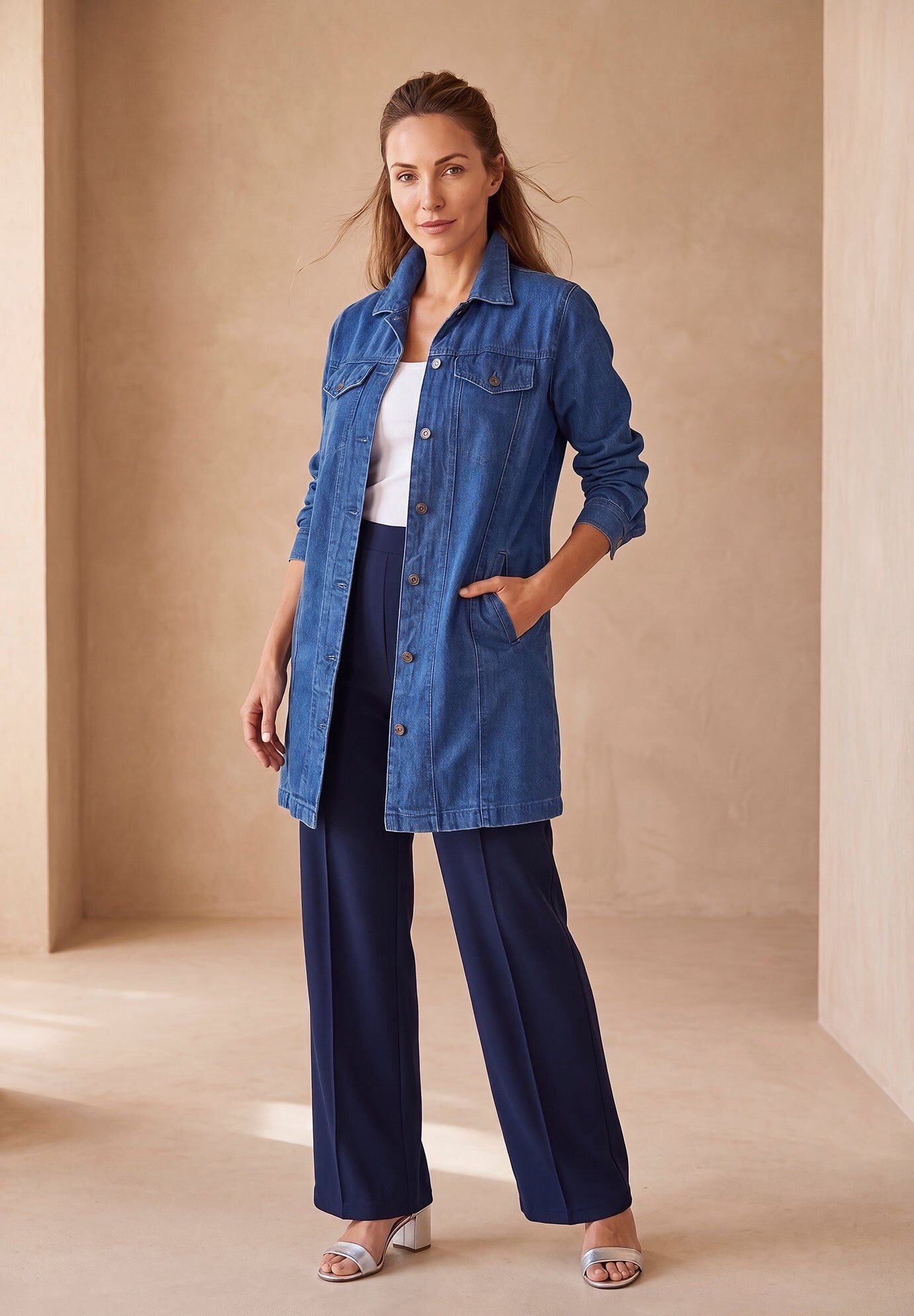 Long Denim Jacket