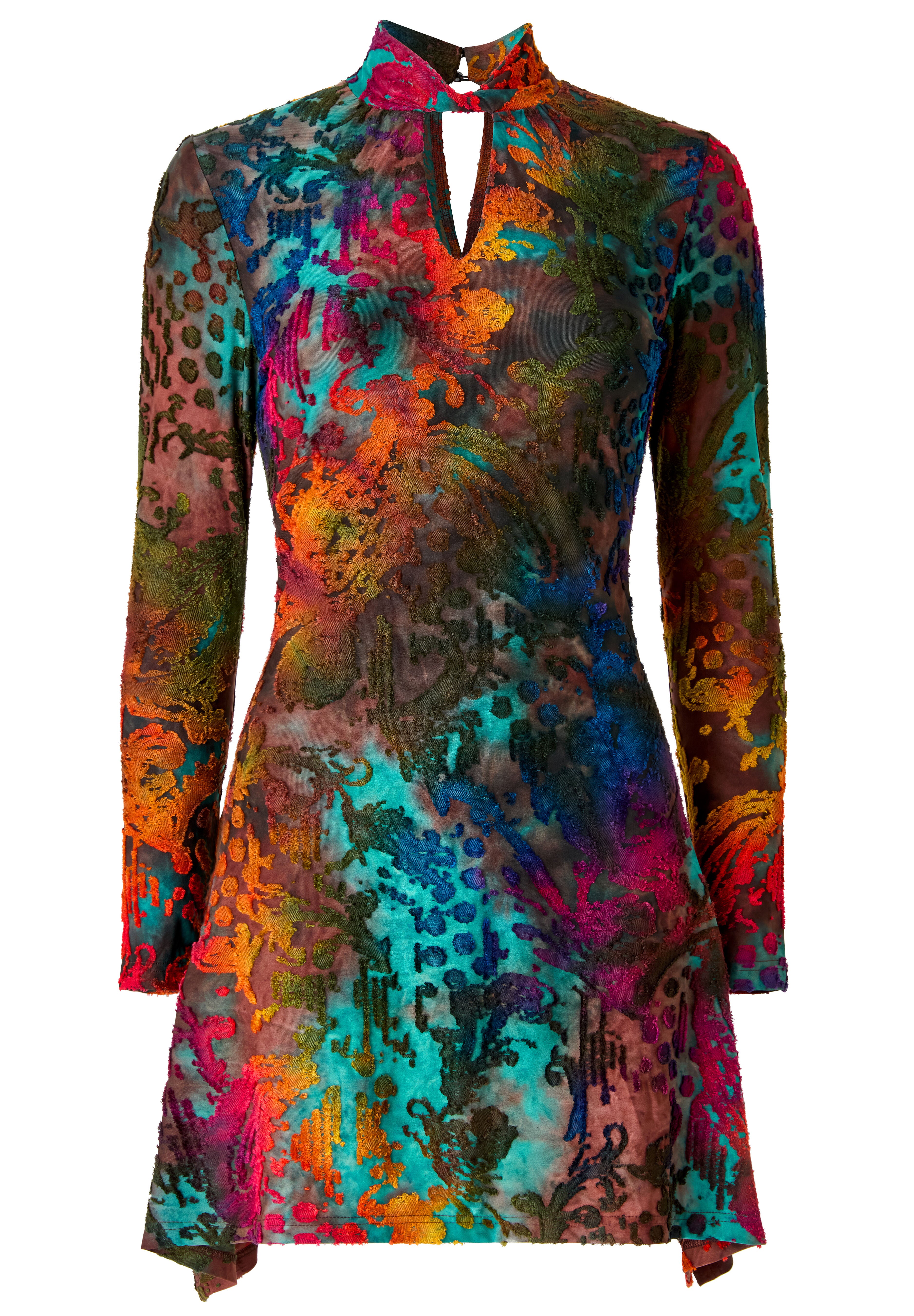 Sharkbite Keyhole Burnout Tunic, ABSTRACT BURNOUT, alternate image number 4