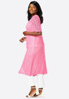 Scalloped Crochet Sweater Duster, , alternate image number null