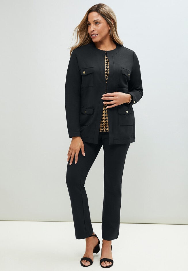 Military Ponte Jacket, , alternate image number 4