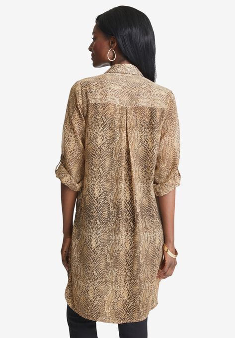 Sheer Georgette Mega Tunic, , on-hover image number null